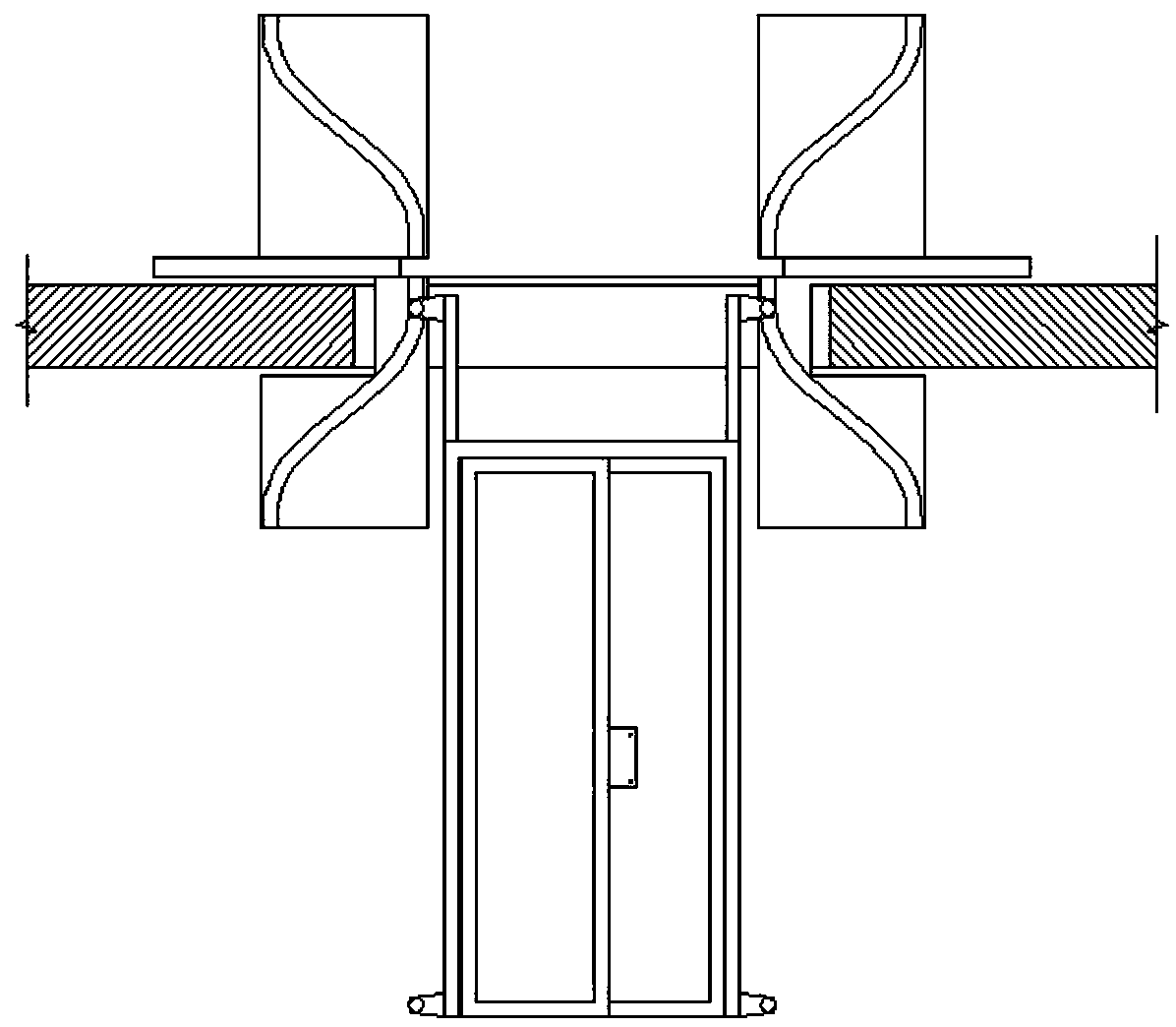 Elevator for modification of old building