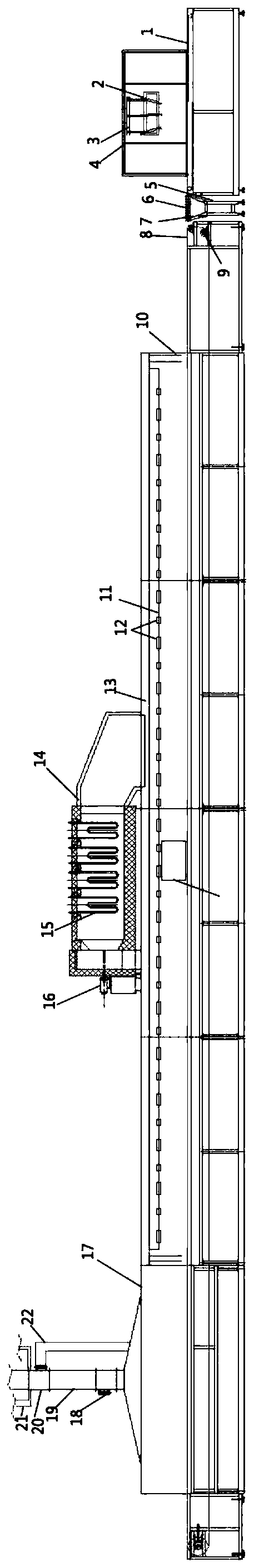 Automobile disc brake spraying production line and production method thereof