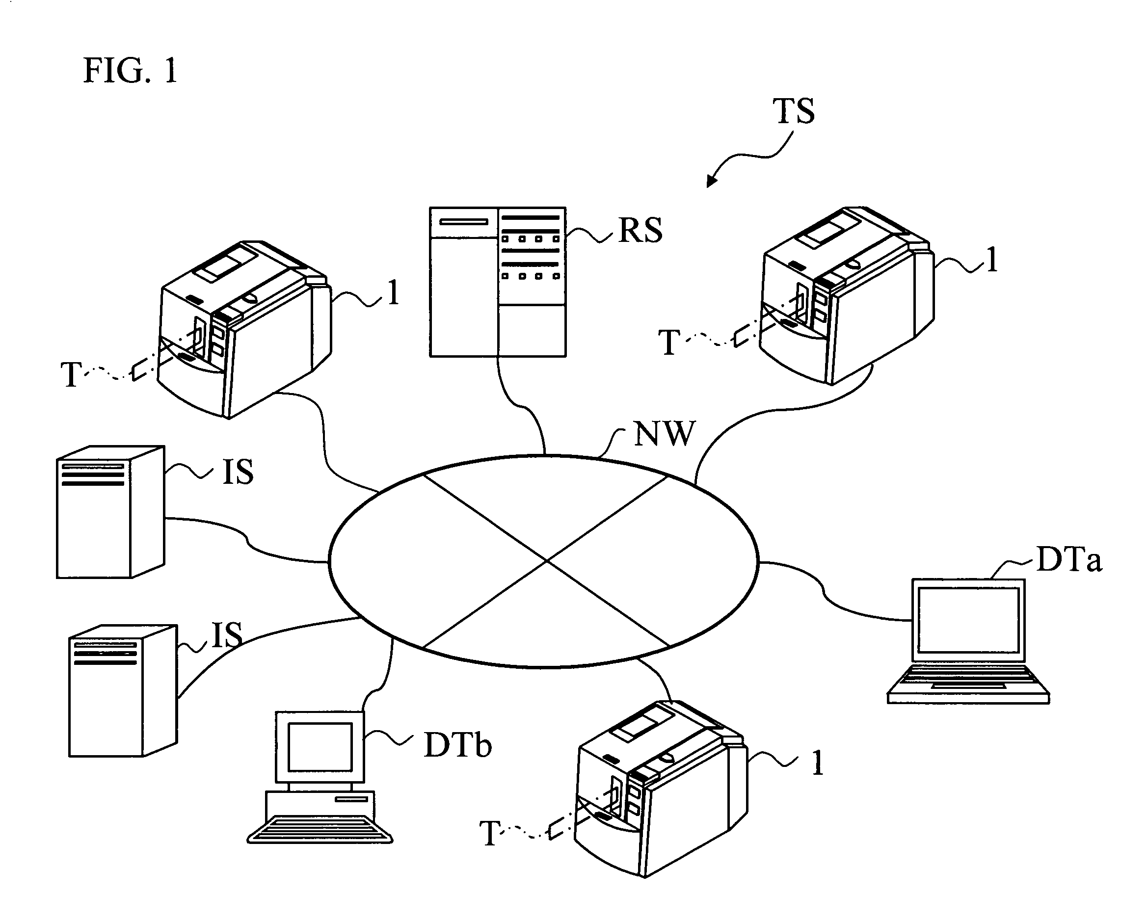 Tag label producing apparatus