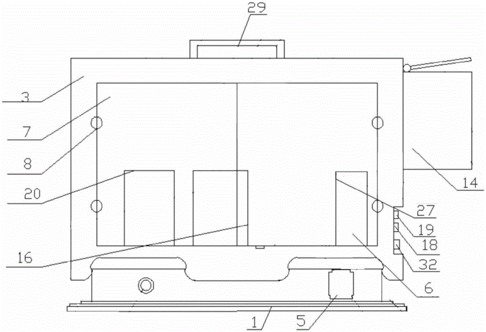 Air inflation and dust collection integration machine for car