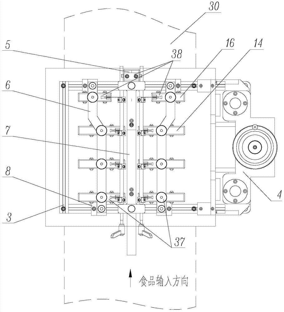 A food packaging detection device