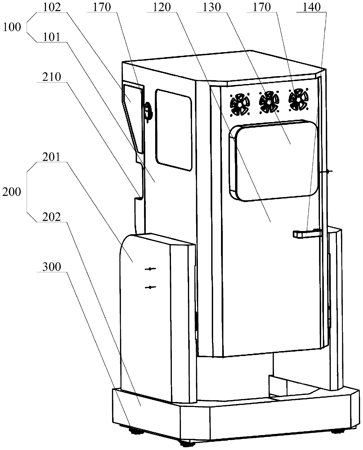 Mobile radiation protection equipment