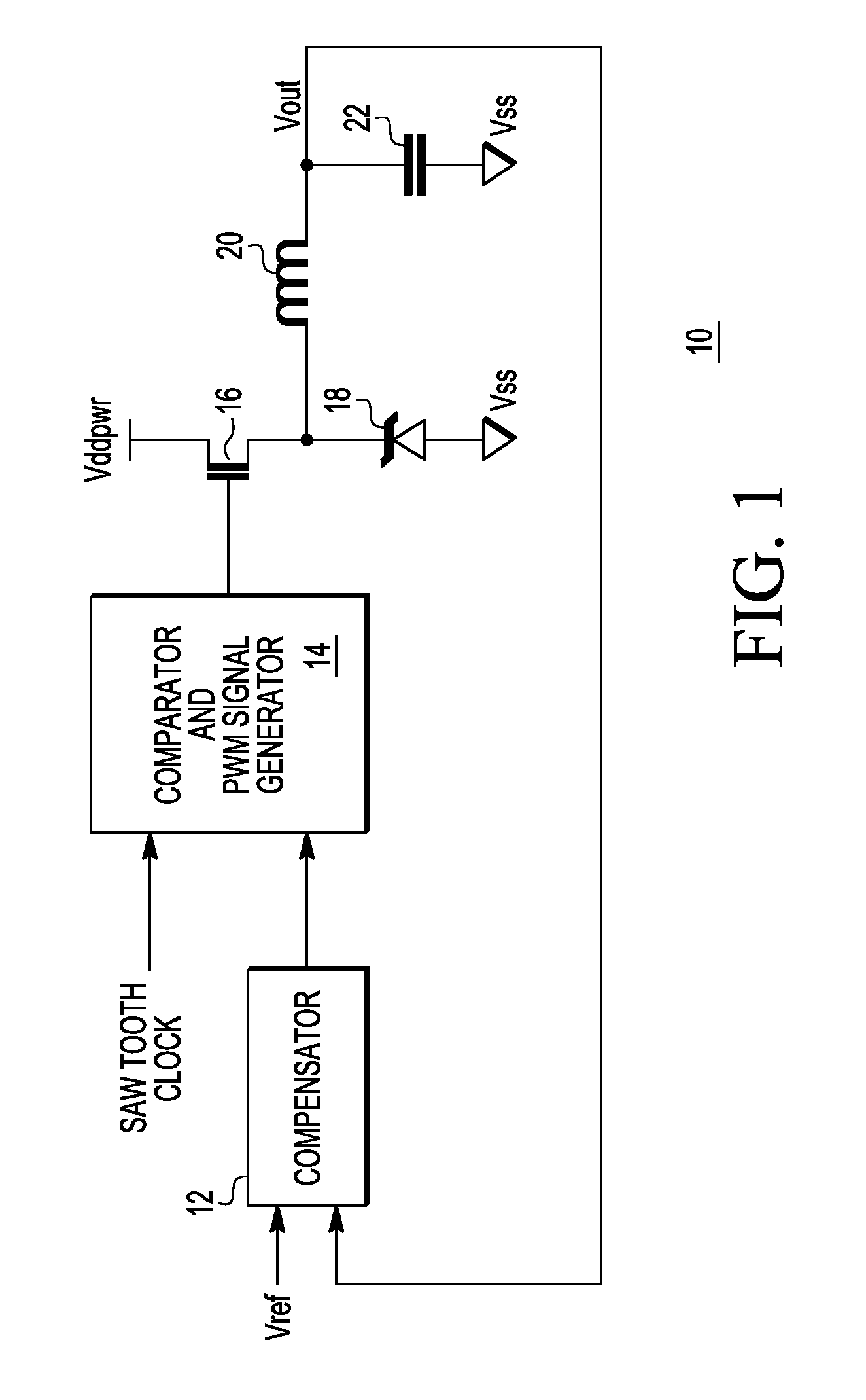 Switched mode voltage regulator and method of operation