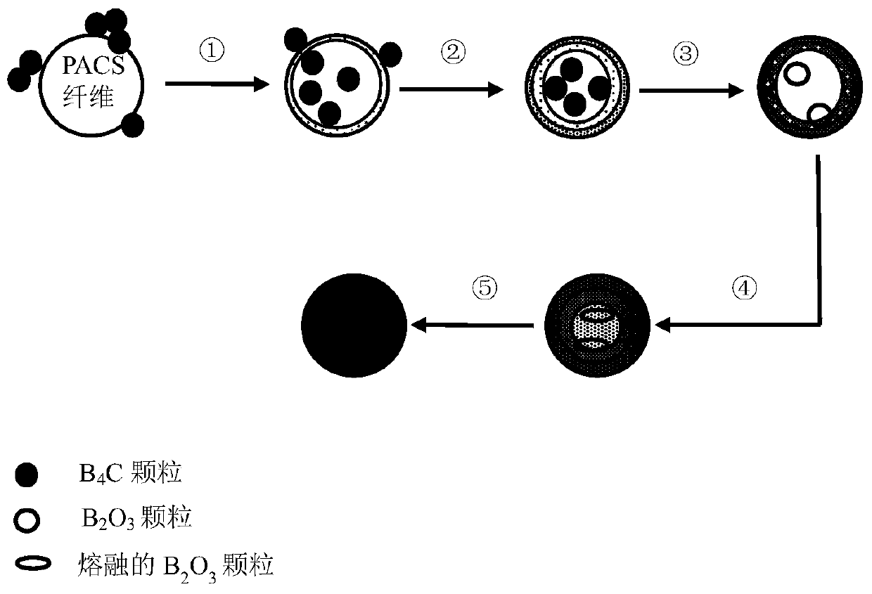 Silicon carbide fiber with low oxygen content and its preparation method