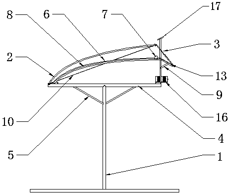 Intelligent rainproof device for orchard adopting mechanized operation