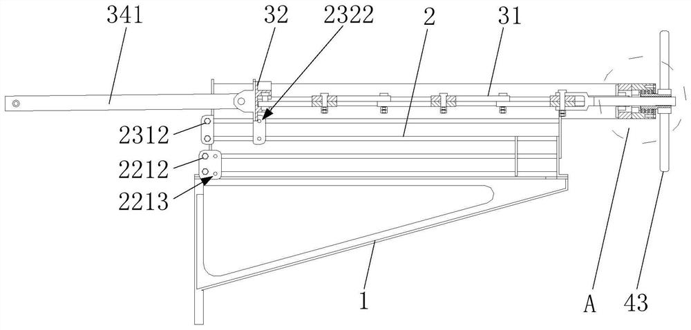 Push-pull device for equipment in box body