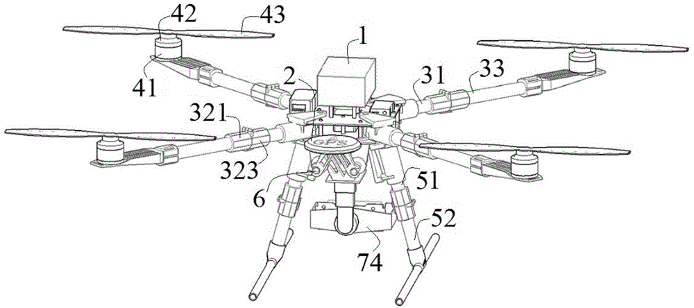 Multi-rotor unmanned aerial vehicle for fast surveying and surveying method of multi-rotor unmanned aerial vehicle