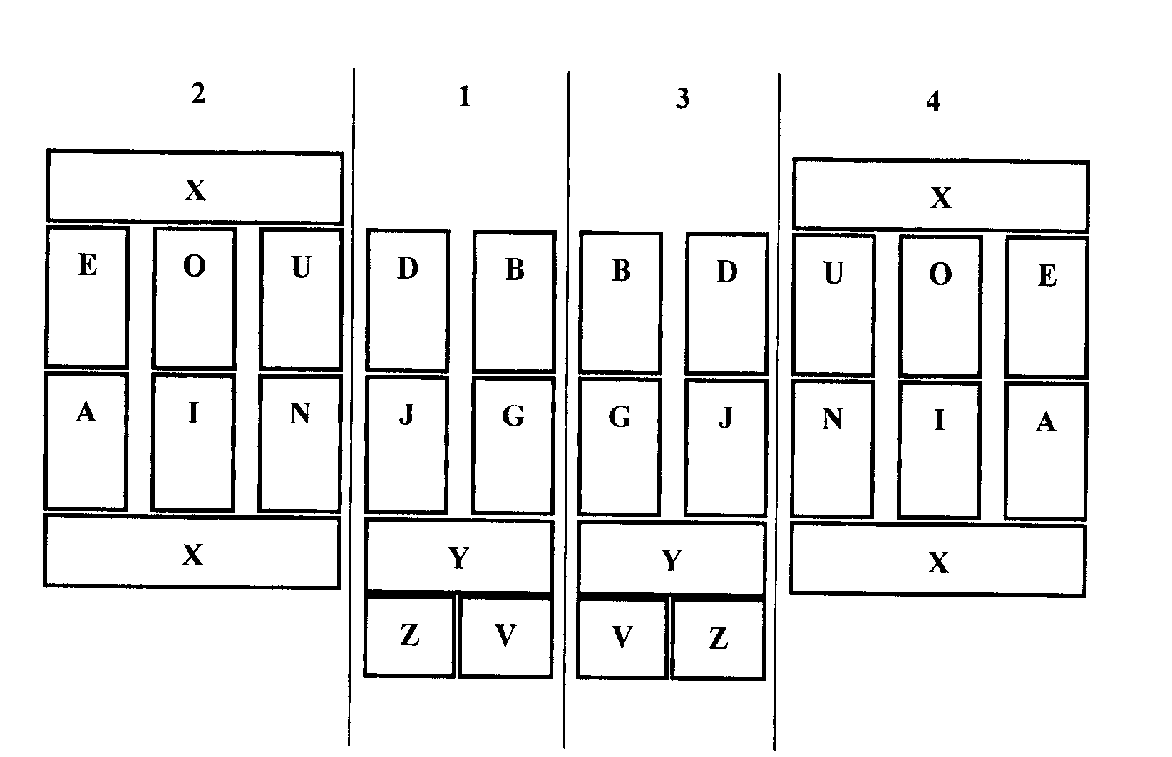 Method and keyboard for mixed inputting English and Chinese characters with single button and multiple buttons