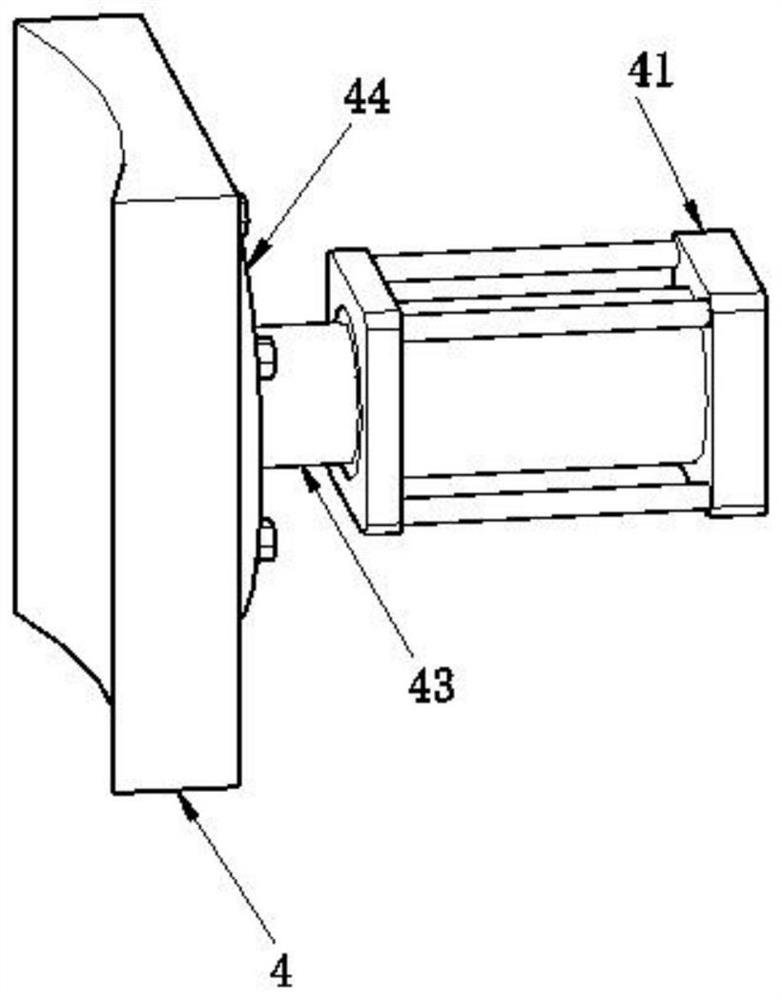 Novel mold fixing device convenient to use in electrical automatic production line