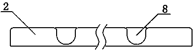 Left and right waterline connecting fixing mechanism for H-type broiler chicken cage