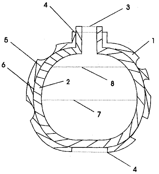 Glass container with a hollow-out metal covering having a bottom and glass container with a ring-band shaped metal-covering ornament and their production methods