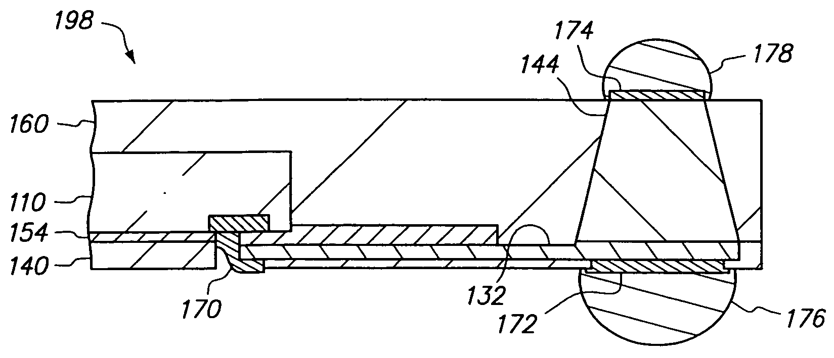 Semiconductor chip assembly with embedded metal pillar