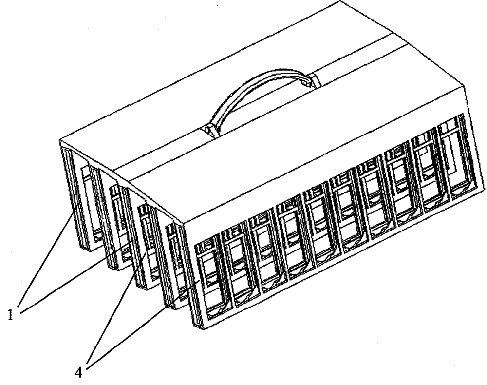 Novel glass slide rack for pathological tissue