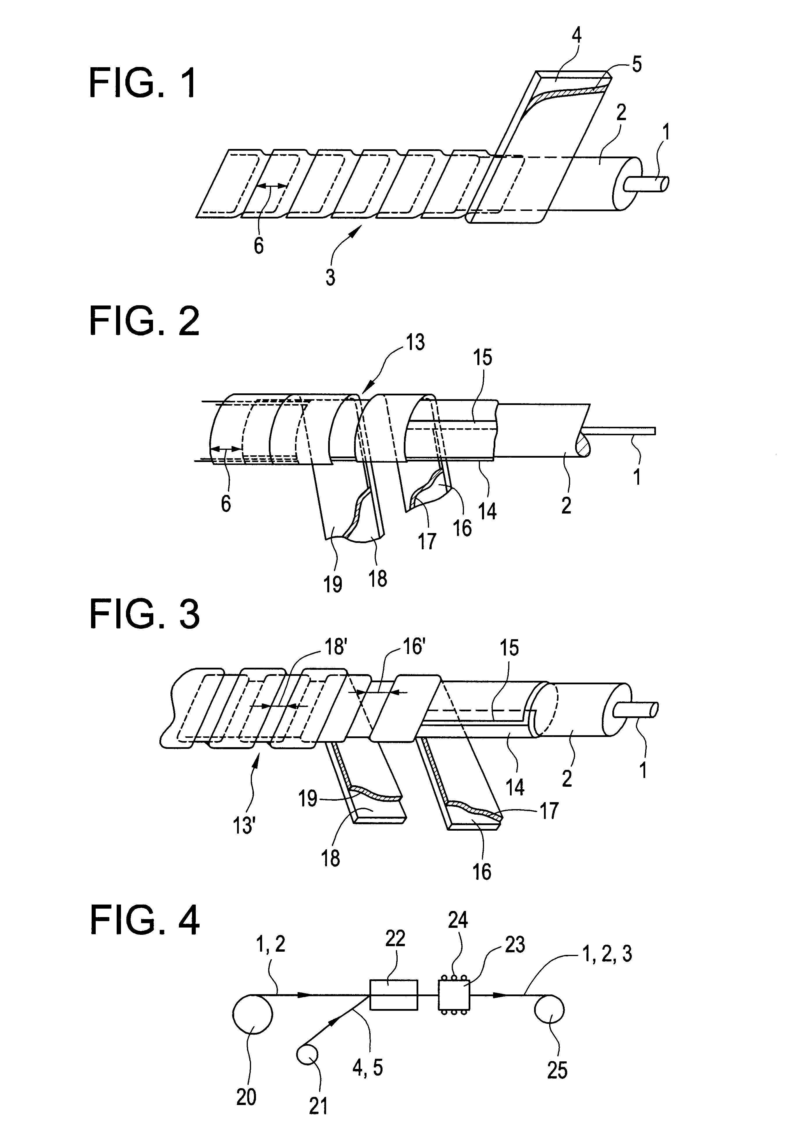Flexible coaxial cable and a method of manufacturing it