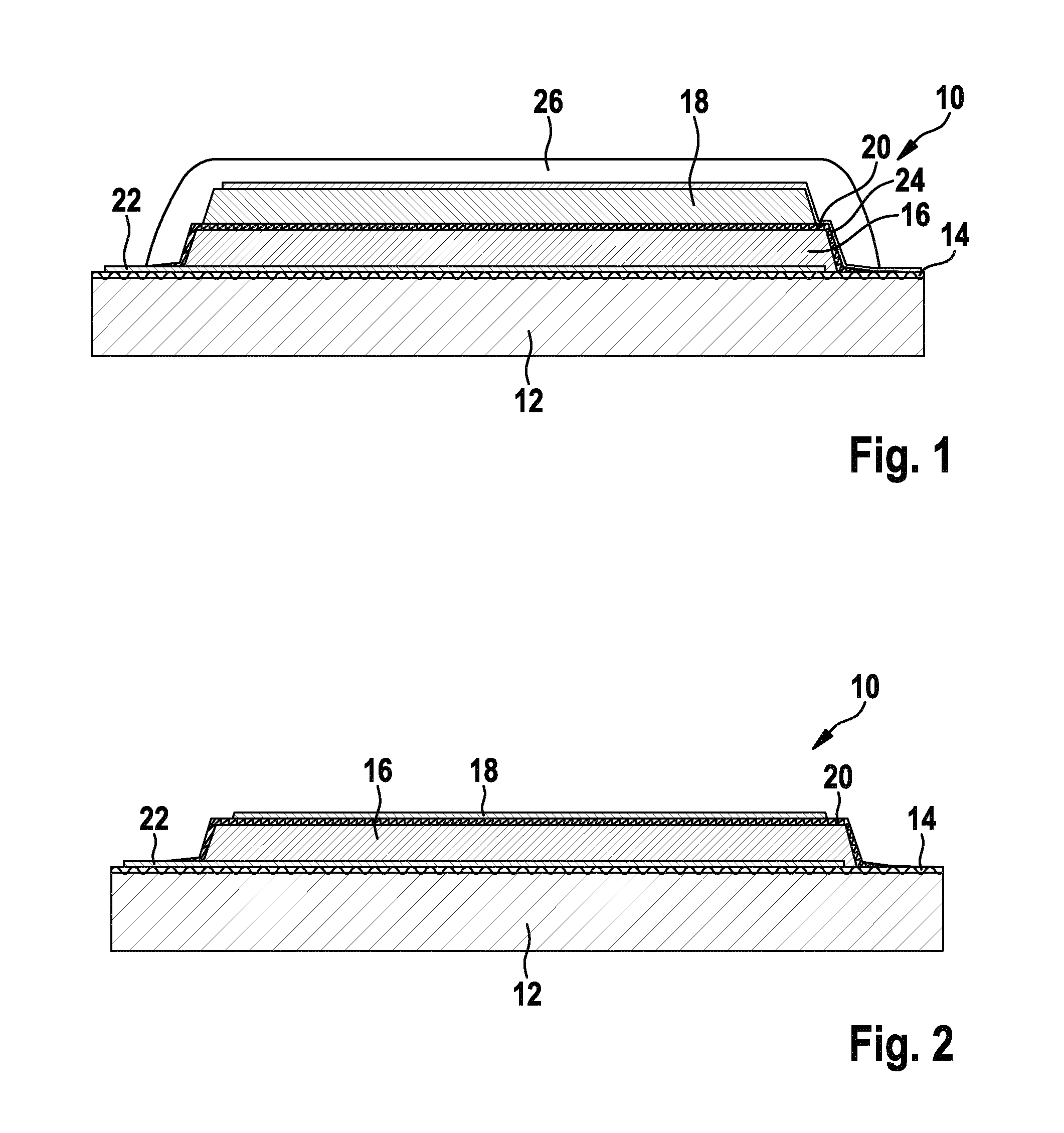 Layer system, energy store, and method for manufacturing an energy store