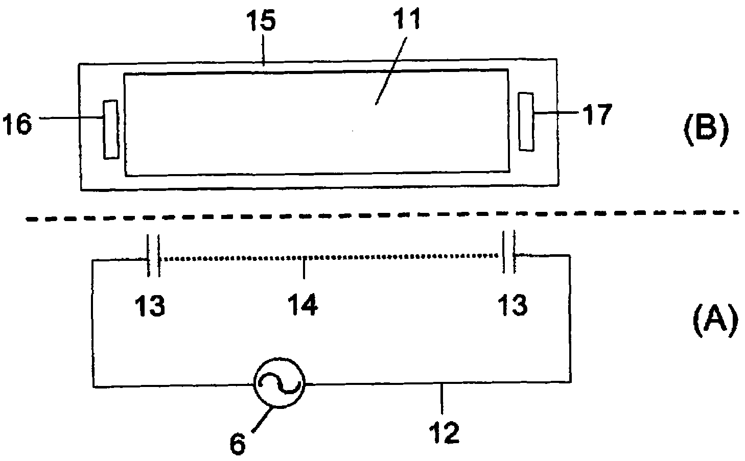 Fluorescent discharge lamp tube, and liquid crystal display device