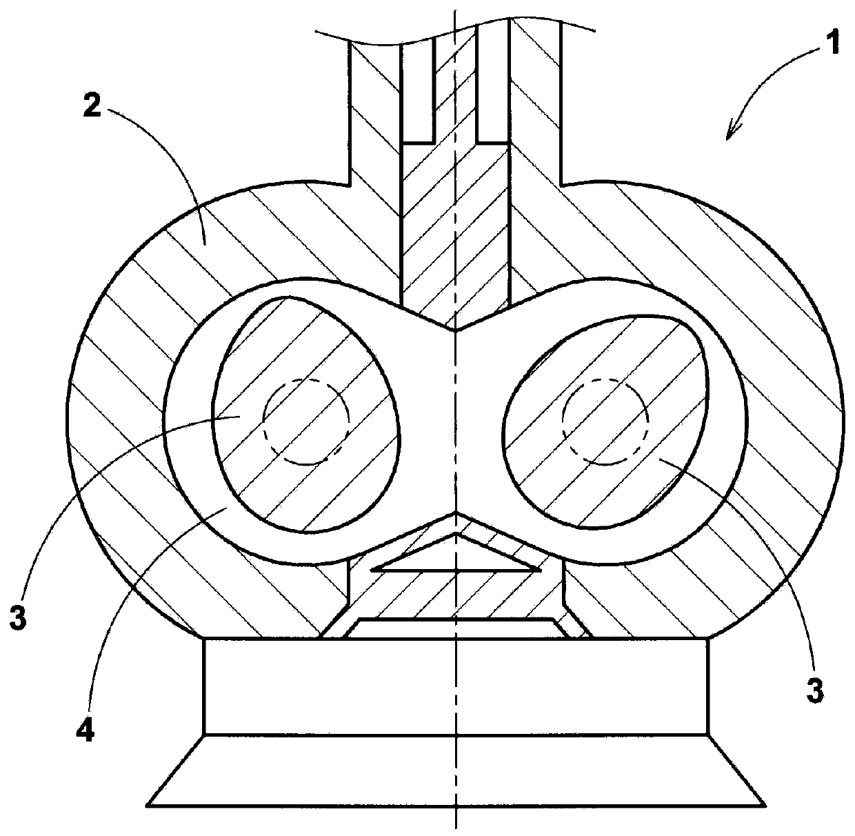 Simulation method for fluid mixing state