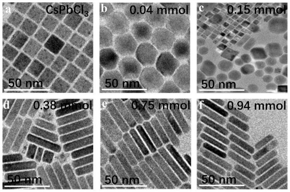 Preparation method of nanocrystalline based on blue-violet light