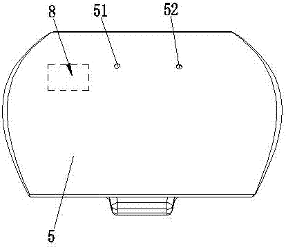 A swimming aerobic mask with data collection function