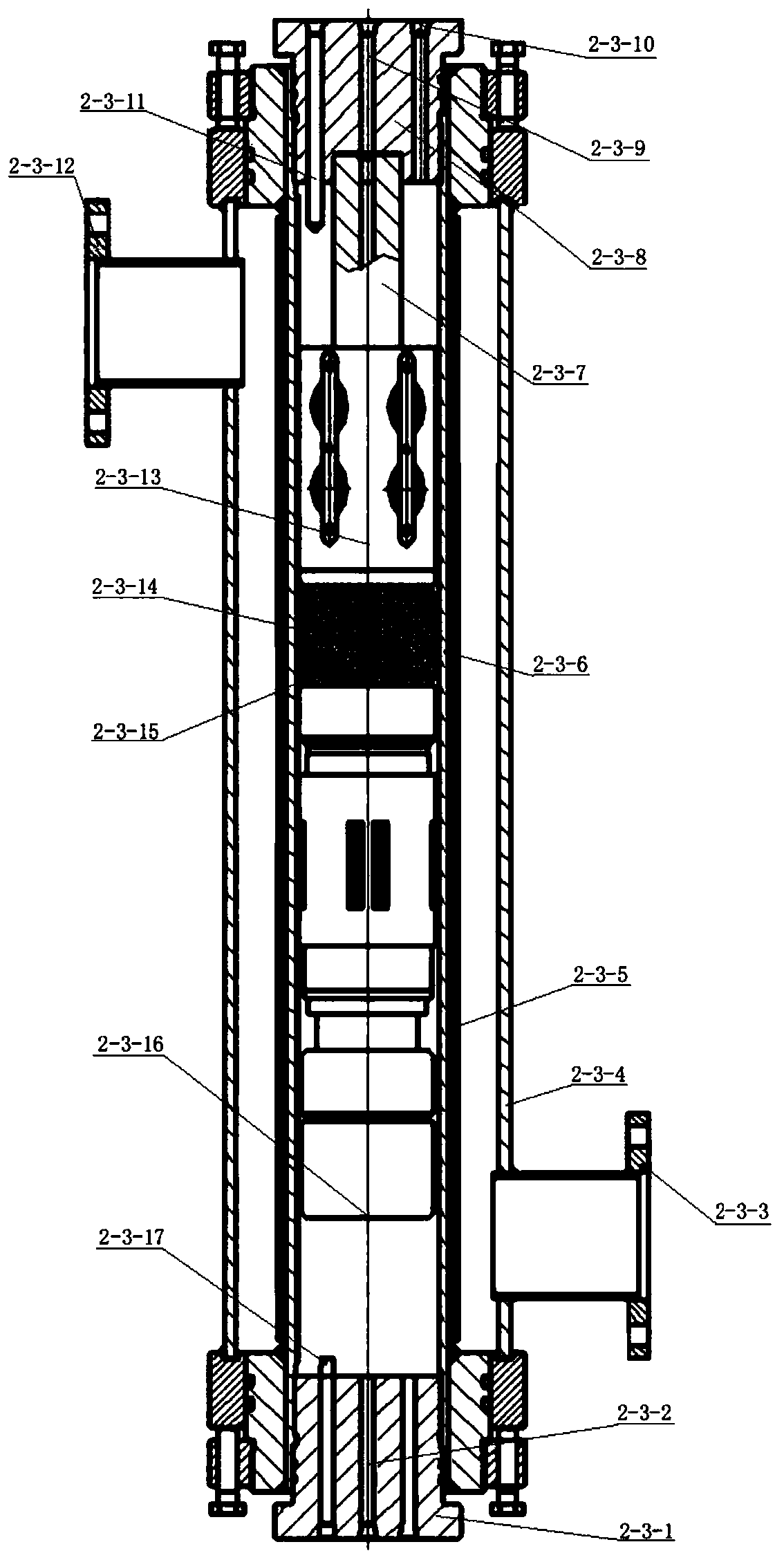 A performance test method and device for a downhole packer