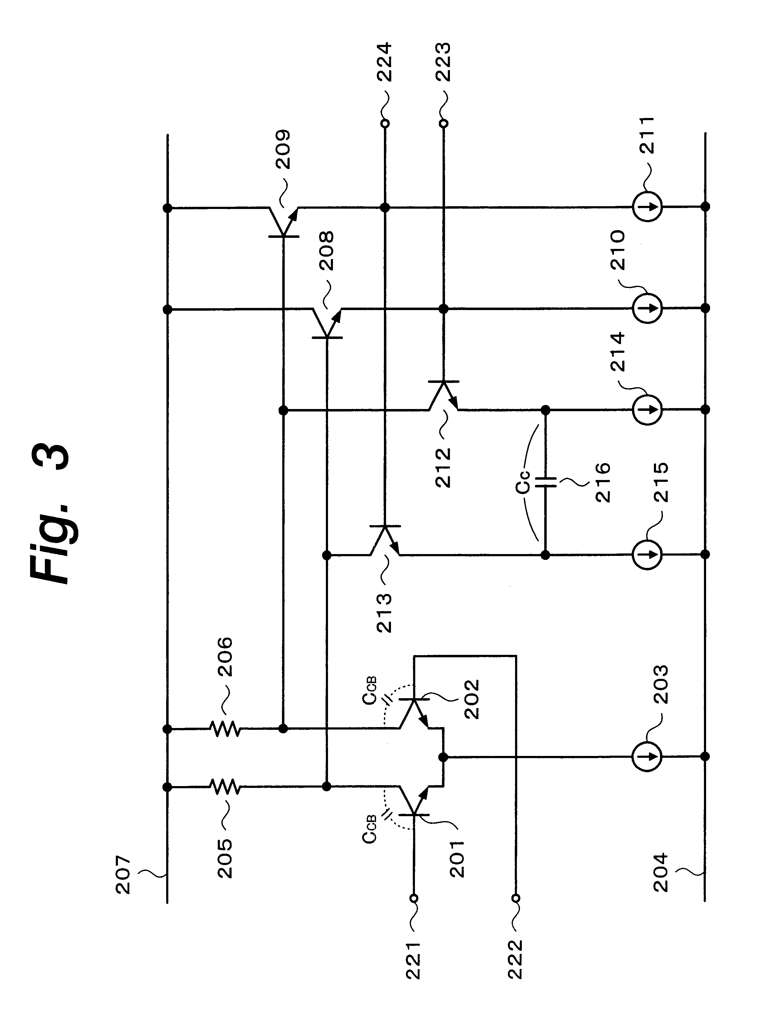 Differential amplifier, comparator, and A/D converter