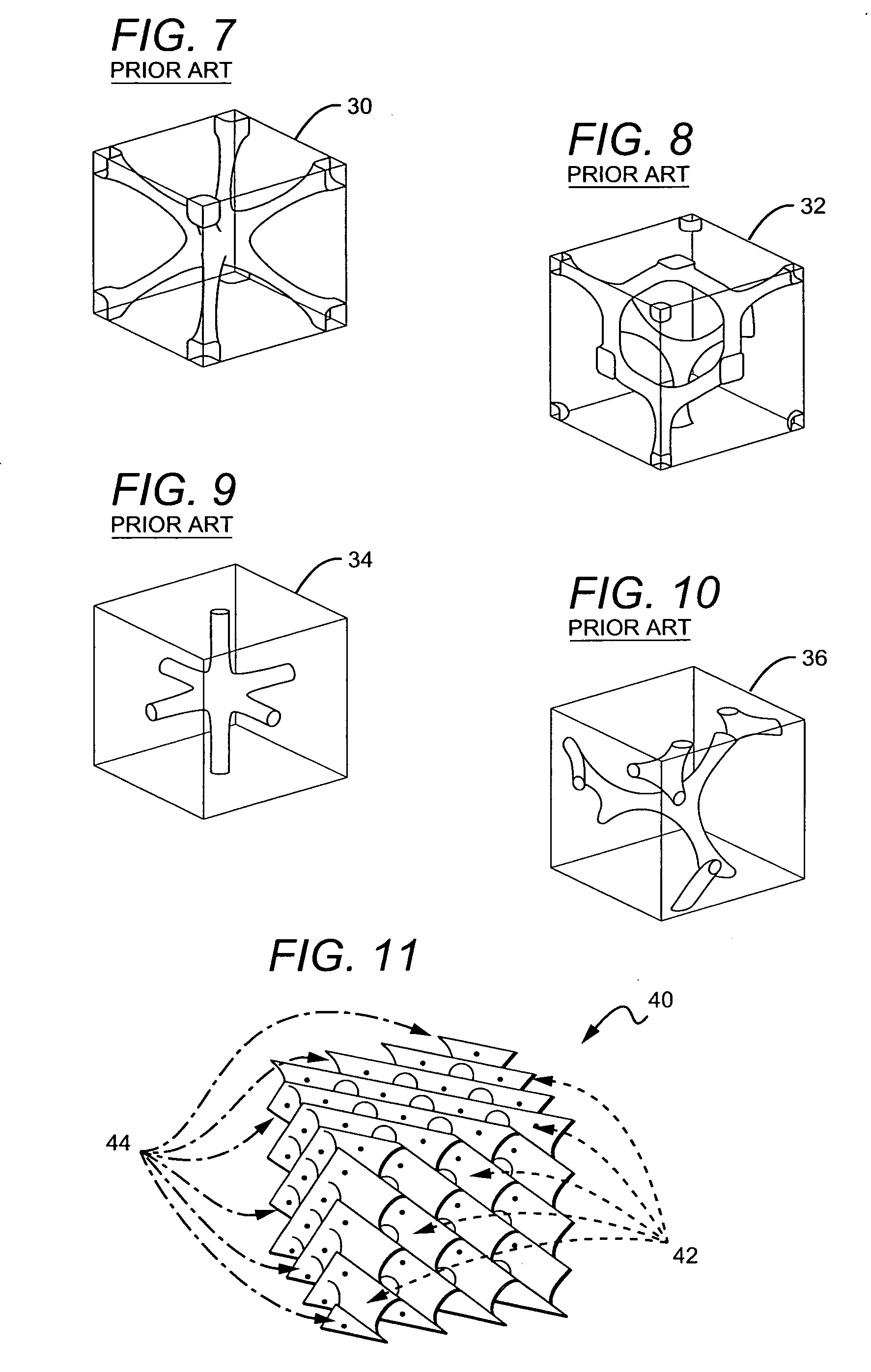 Method of using minimal surfaces and minimal skeletons to make heat exchanger components