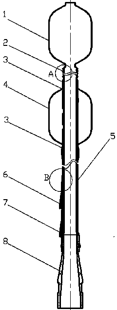 Enteroscope cannula of integral structure