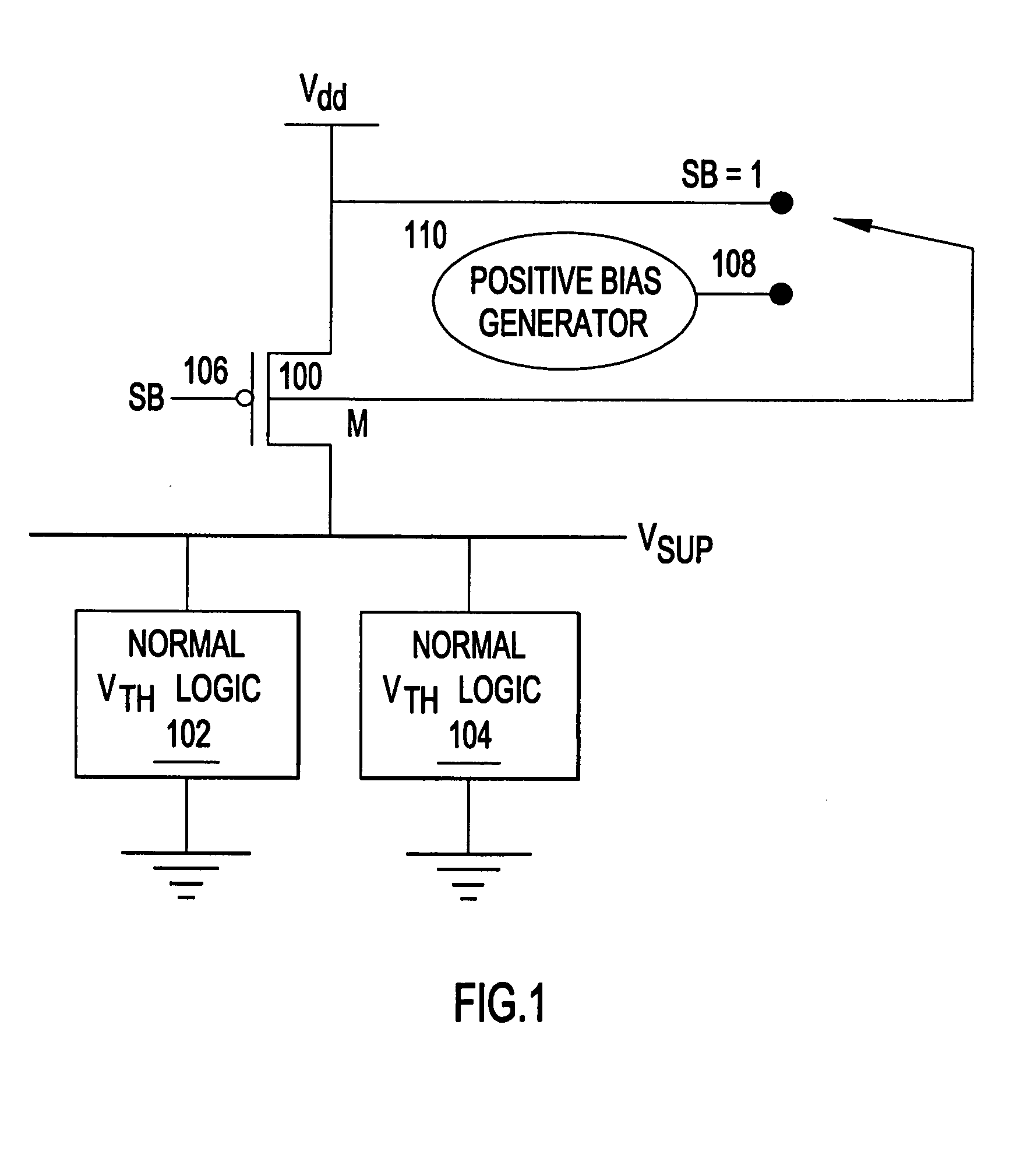 Method of reducing leakage current in sub one volt SOI circuits