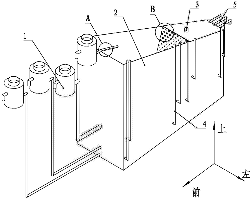 Simulation device and simulation method for recharge source and pollution control of karst dual water-bearing system