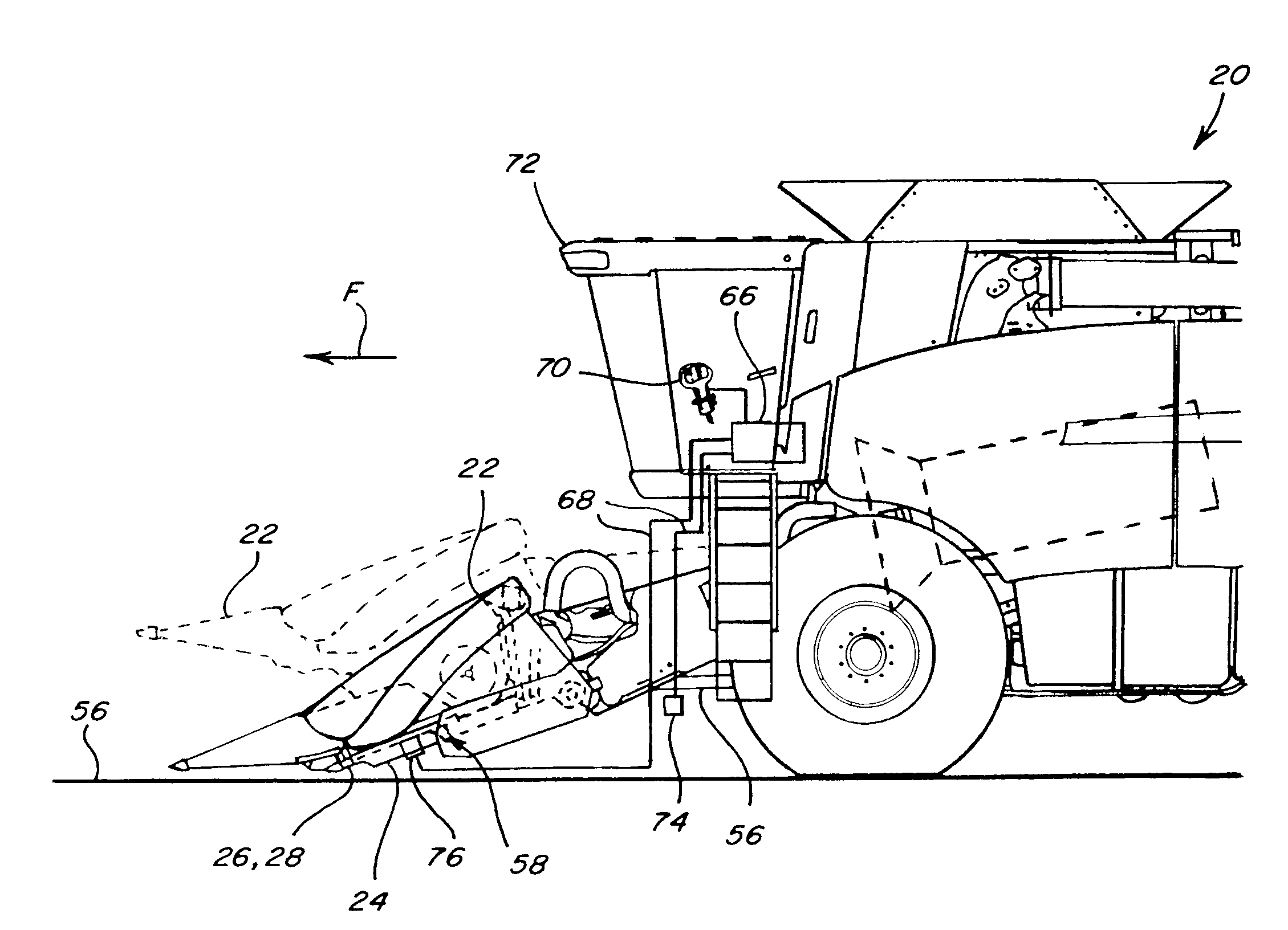 System and method for automatically controlling deck plate position on a corn header