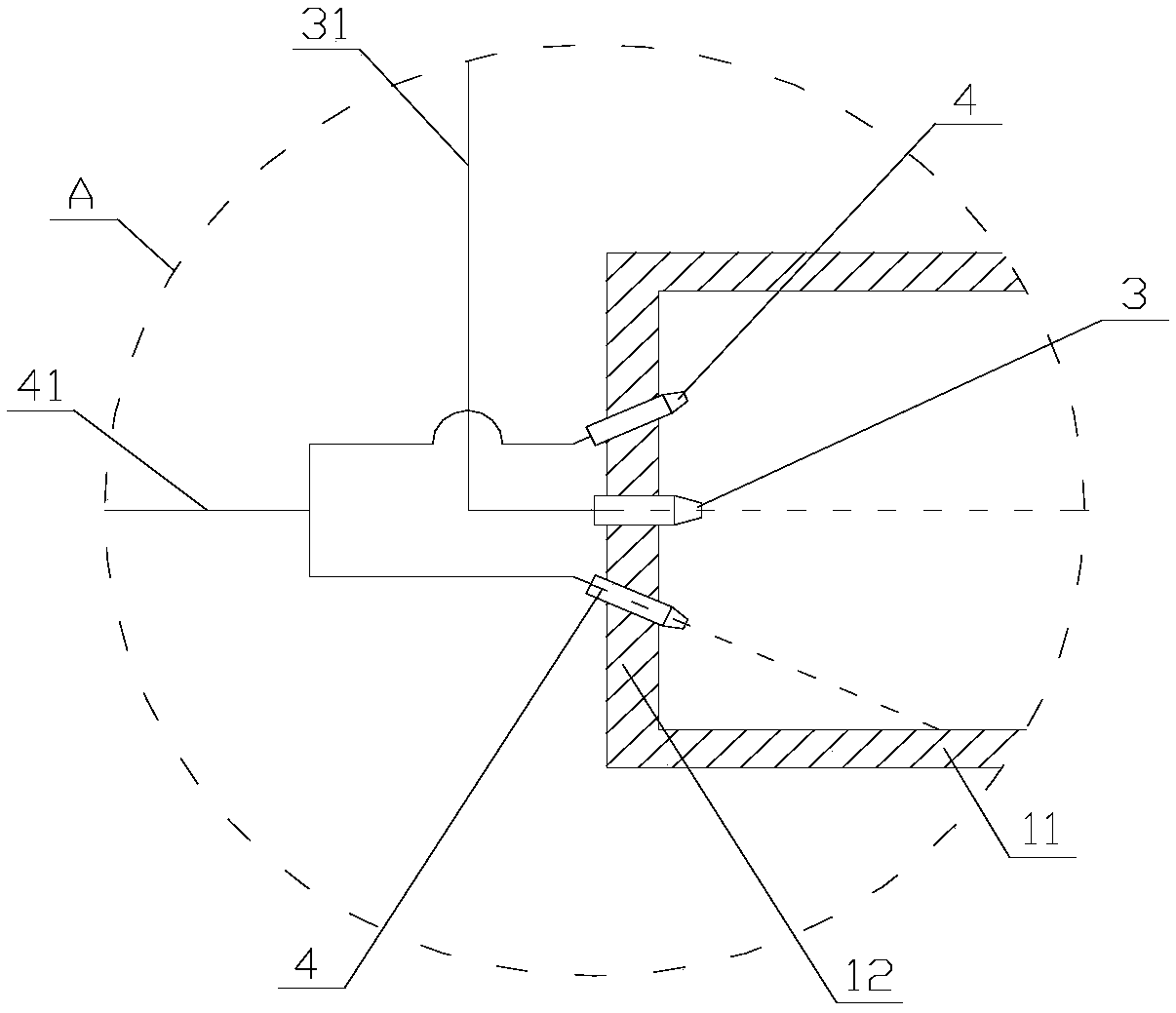 High ammonia-nitrogen wastewater treatment method based on forced throttling and ultrasonic treatment