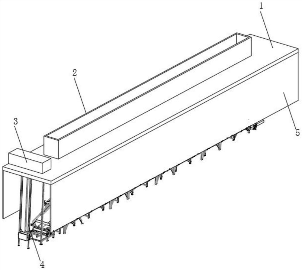 A rice bran separation device for rice and its working method