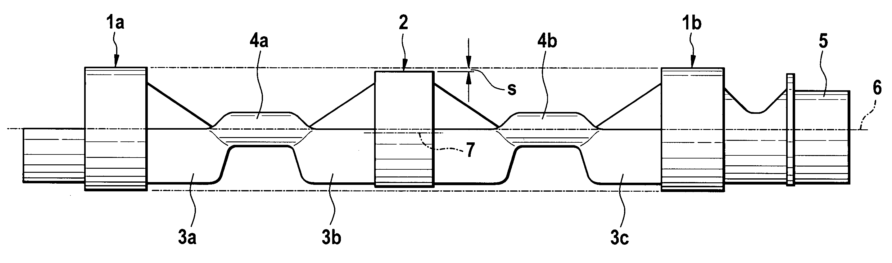 Compensation shaft of an internal combustion engine