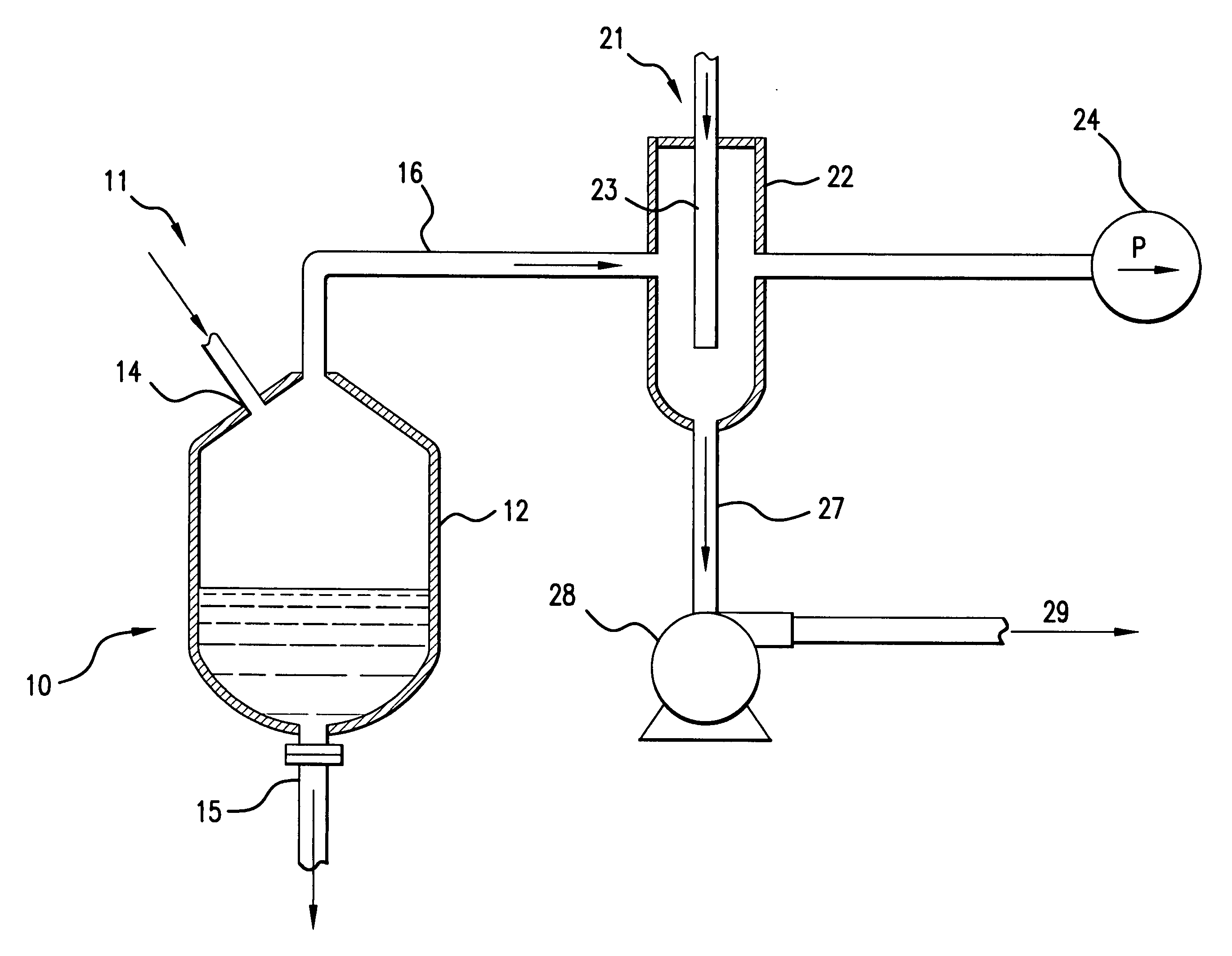 Reduced pressure distillation of an alcoholic mixture