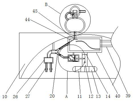 Suction type anesthesia tube with function of assisting oral cavity expansion