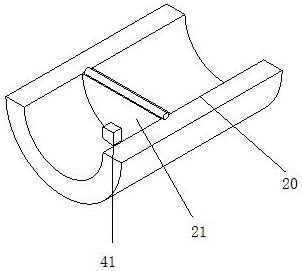 Suction type anesthesia tube with function of assisting oral cavity expansion