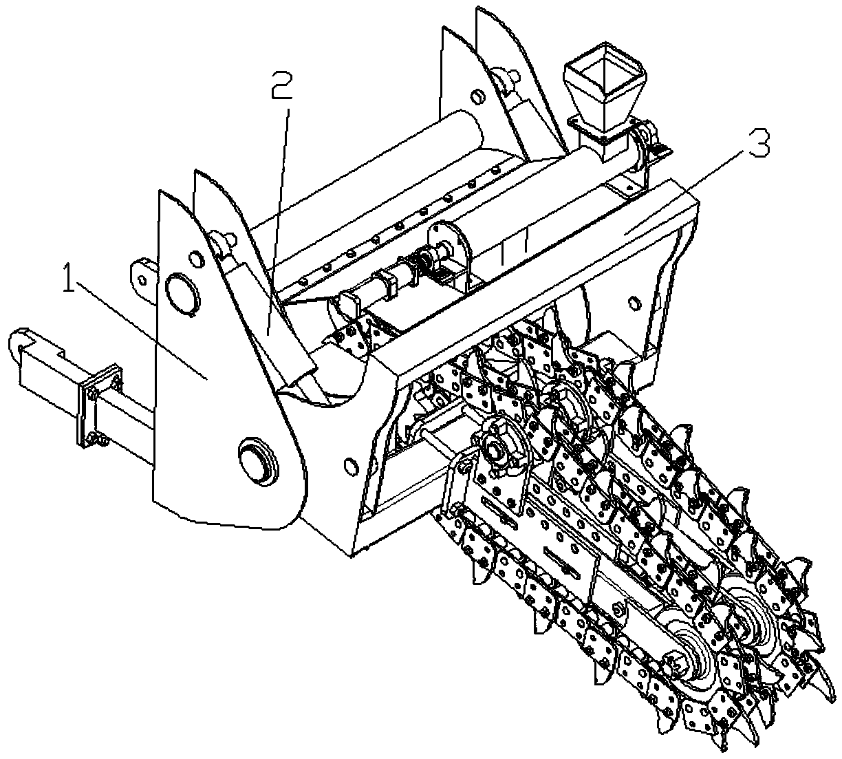 Soil continuous cropping obstacle comprehensive reduction device