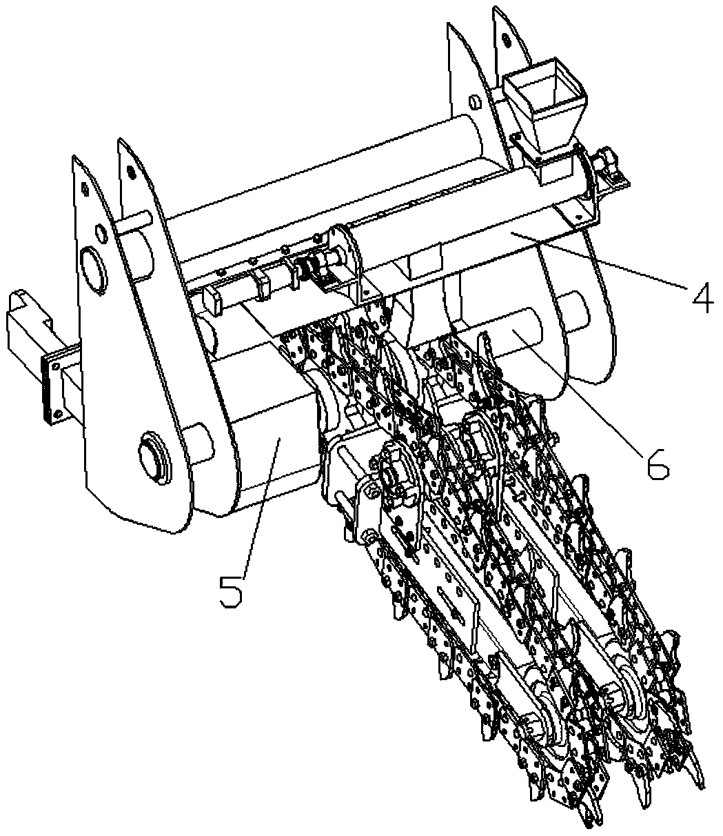 Soil continuous cropping obstacle comprehensive reduction device