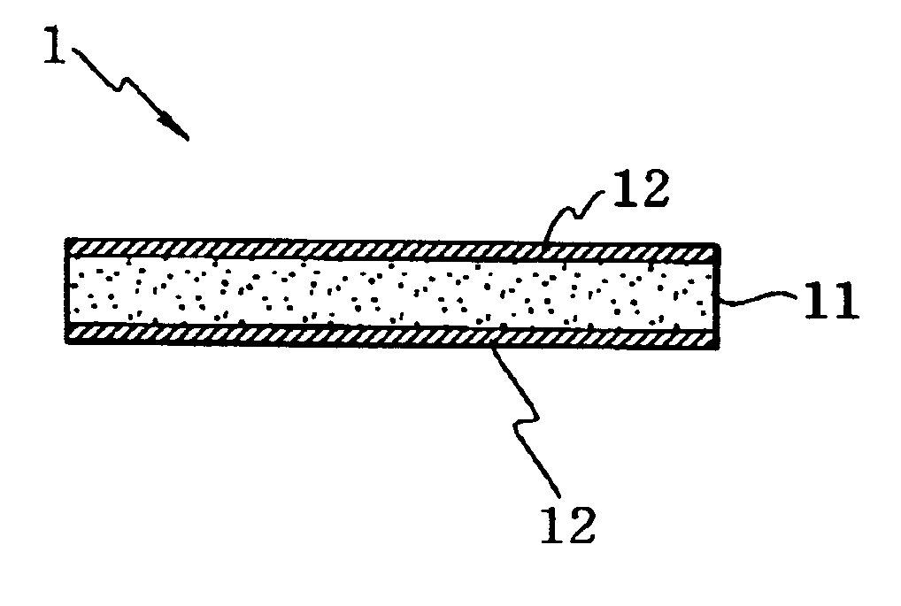 Optical disk producing sheet