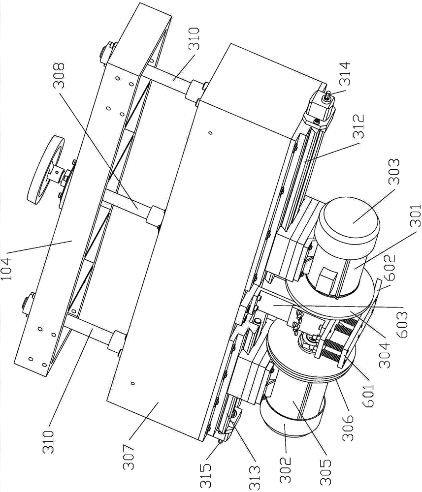 Core rod groove grinding equipment