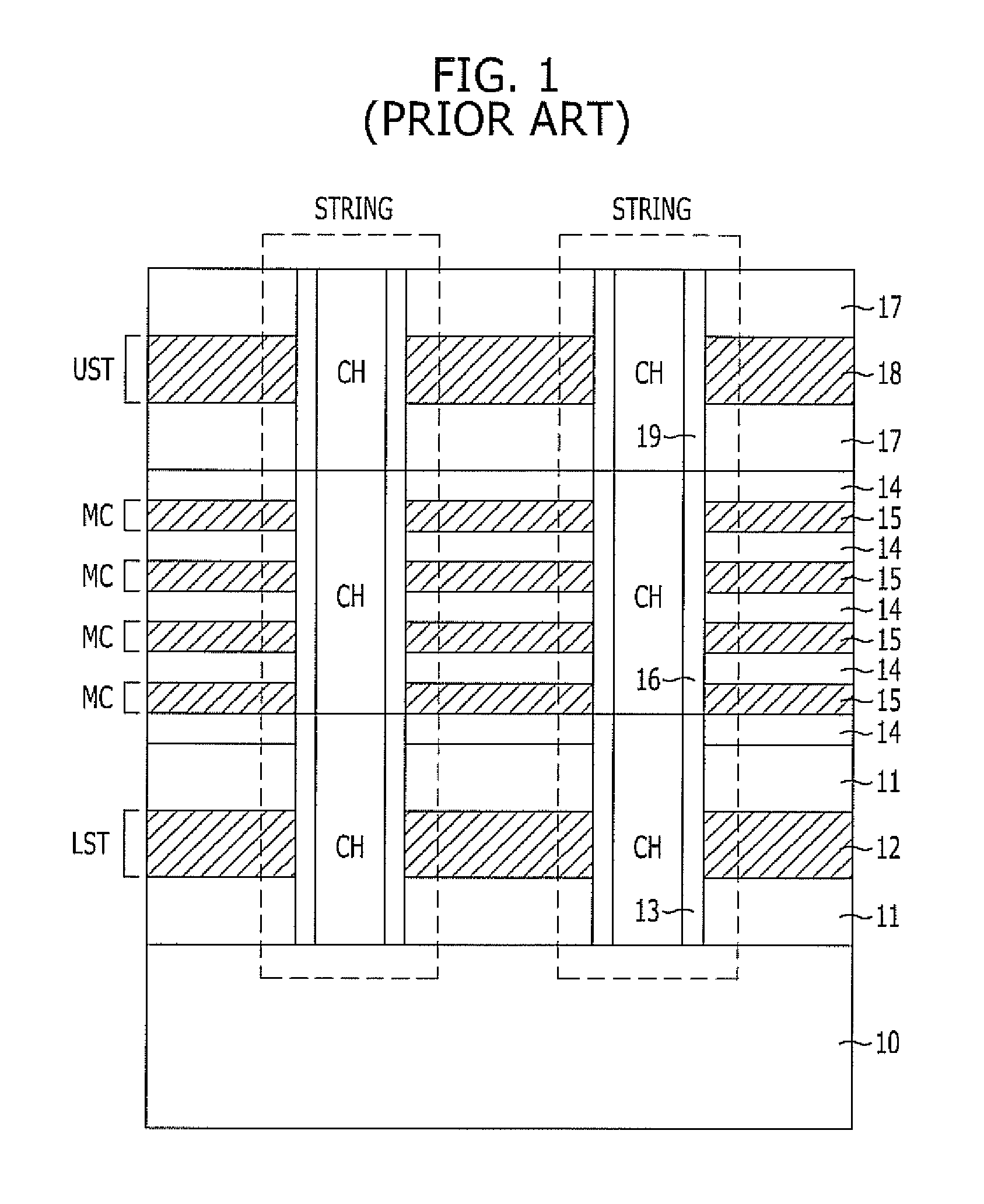 3D non-volatile memory device and method for fabricating the same
