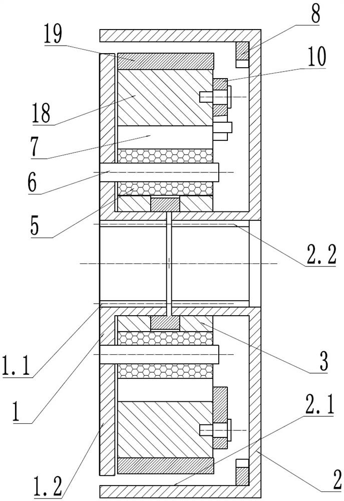 Centrifugal permanent magnet automatic clutch combining friction and synchronous locking