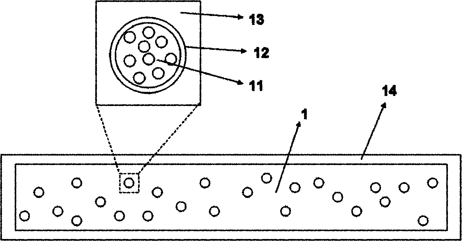 Reagent and method for measuring magnetic field intensity by using magneto discoloration