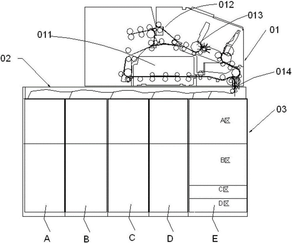 Money piling method and system and finance self-service device