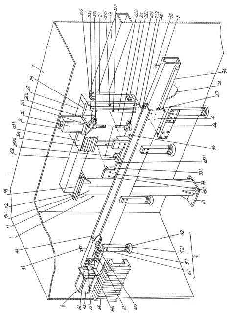 Manipulator structure for automatic polishing production line