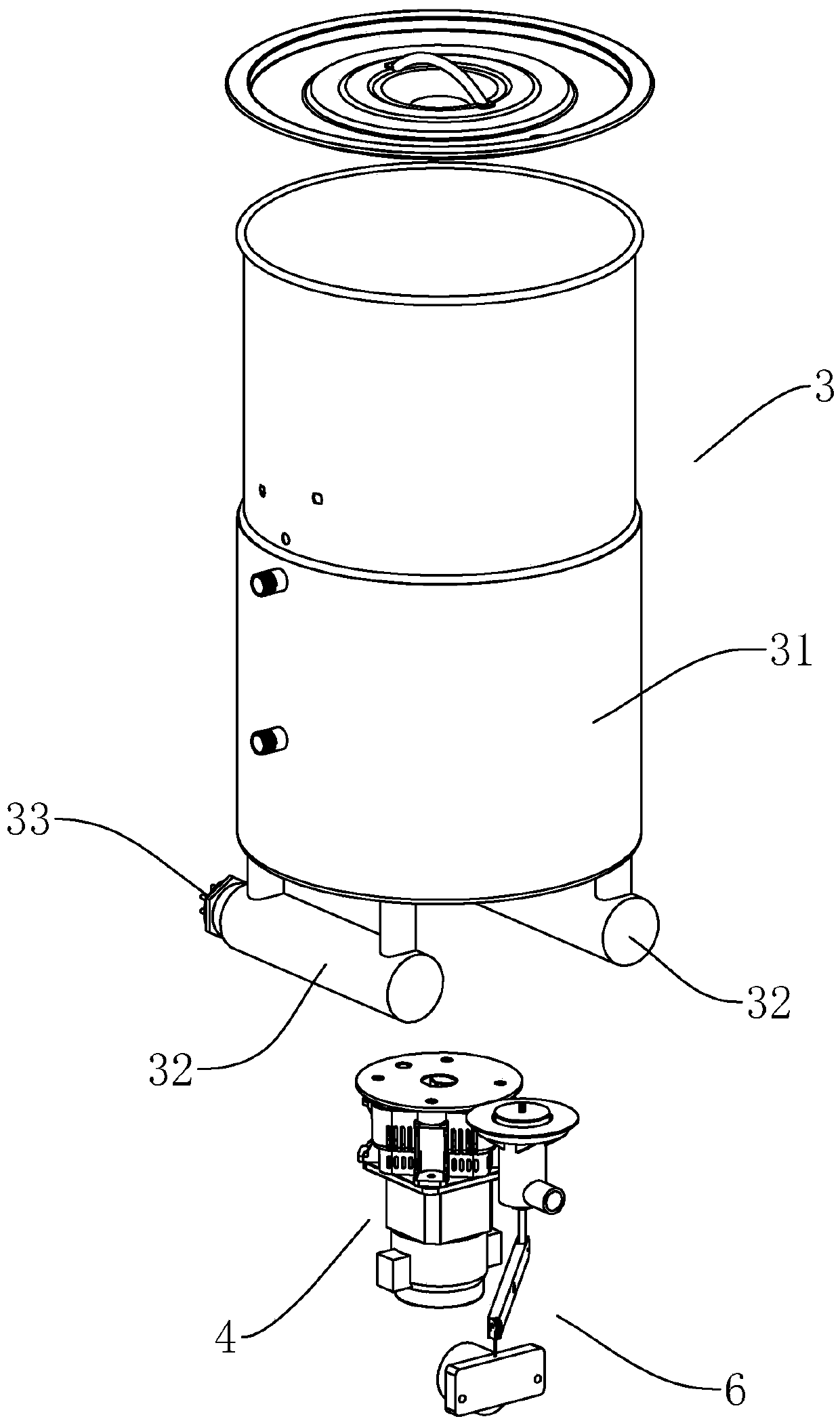 Full-automatic commercial soybean milk machine