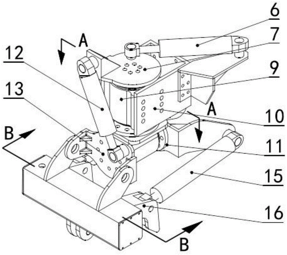 Mechanical arm device for replacing lining board of ball mill