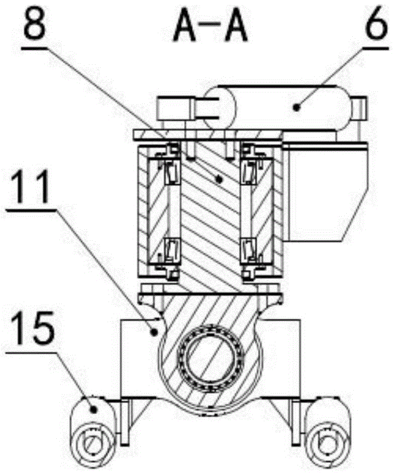 Mechanical arm device for replacing lining board of ball mill