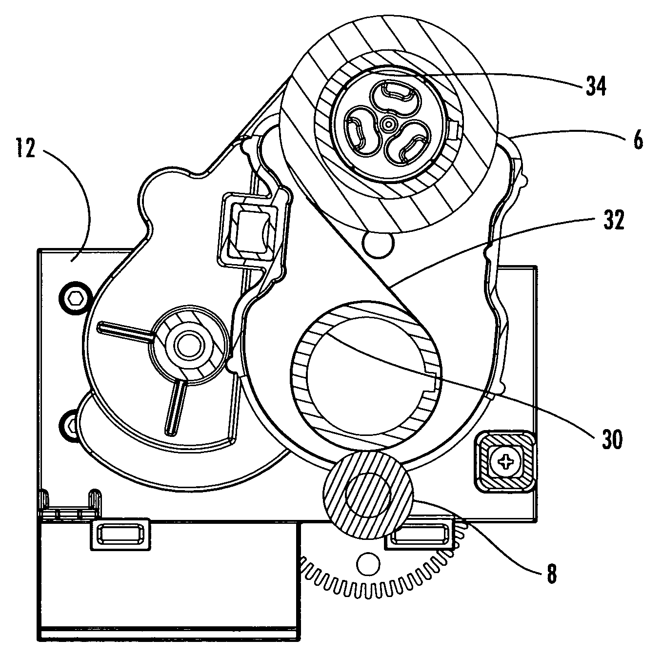 Card-cleaning assembly for card printing devices