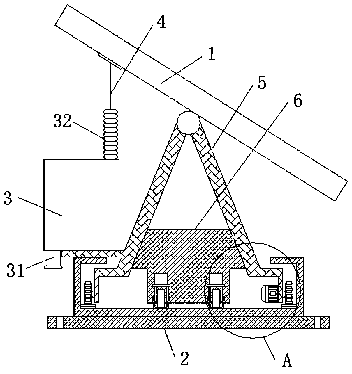 A survey device for a photovoltaic system